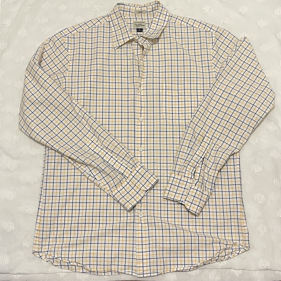 J. Crew Other - J. Crew Shirt Men’s Size L, Blue Yellow